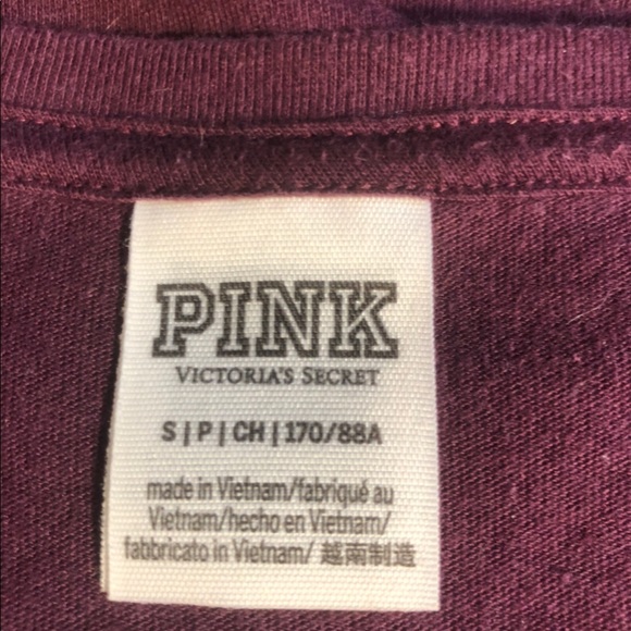 PINK Victoria’s Secret T Shirt. Size SP - Picture 3 of 3